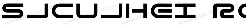 sjcujhei regular字体转换